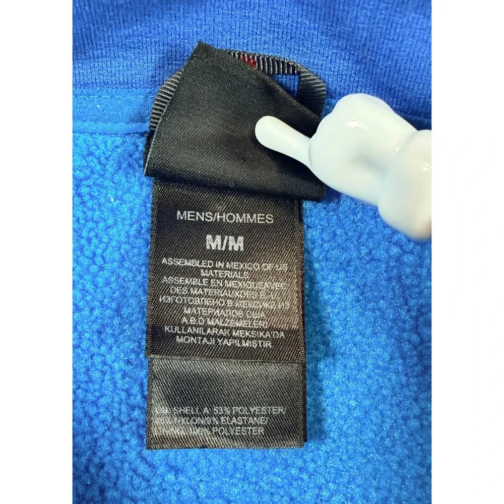 The North Face Mens Summit Series Polartec Power 1/4 Zip Fleece Blue Medium